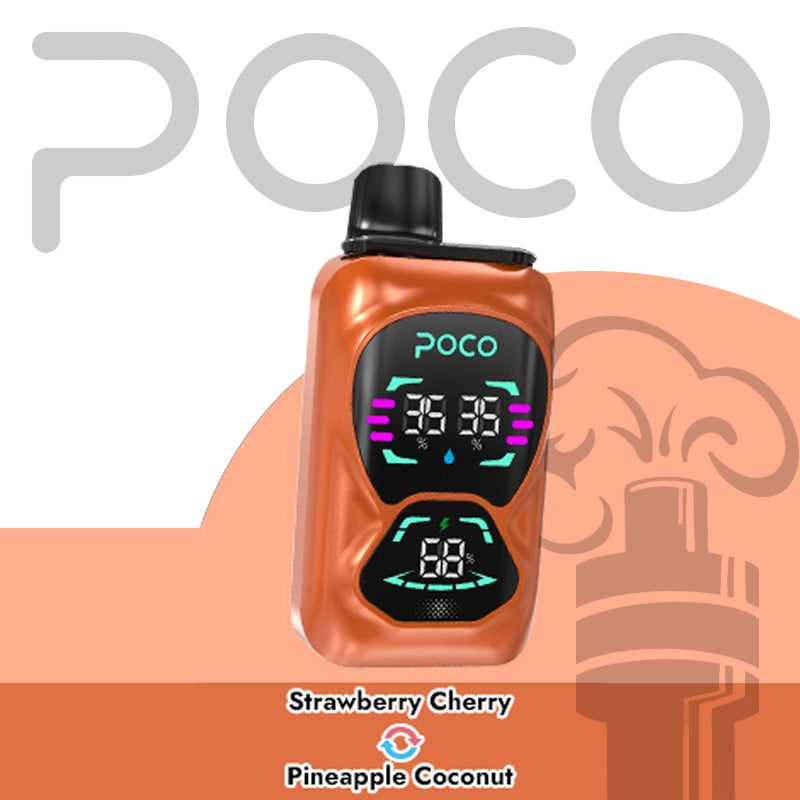 POCO DOUBLE 26000 STRAWBERRY CHERRY & PINEAPPLE COCONUT 5%
