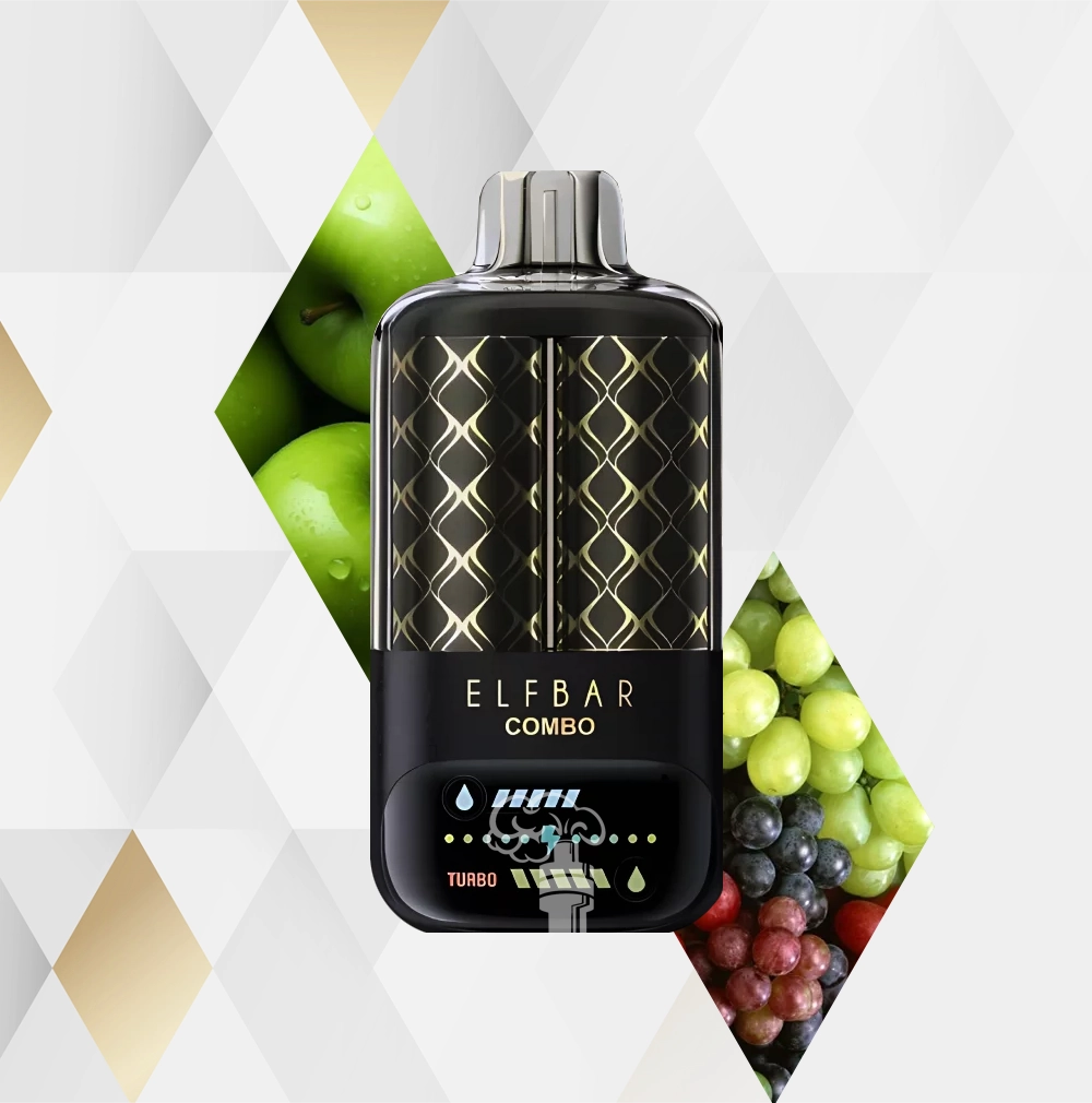 ELFBAR COMBO 25000 GREEN APPLE & GRAPE 5%
