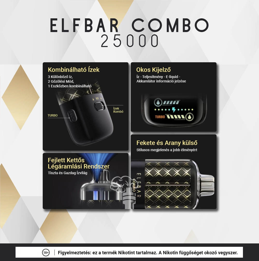 ELFBAR COMBO 25000 WATERMELON & STRAWBERRY 5%