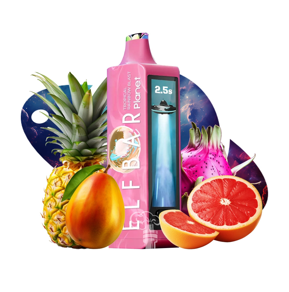 ELFBAR PLANET 25000 TROPICAL RAINBOW BLAST 5%