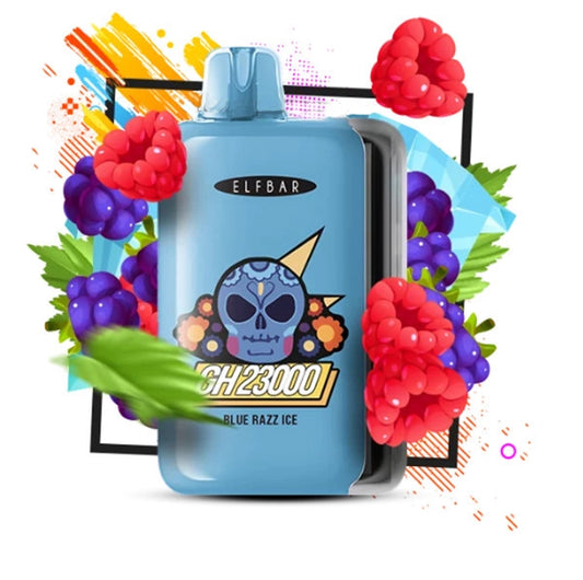 ELFBAR GH 23000 BLUE RAZZ ICE 5%
