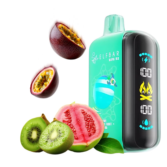 ELFBAR RAYA D3 25000 KIWI PASSION FRUIT GUAVA 5%