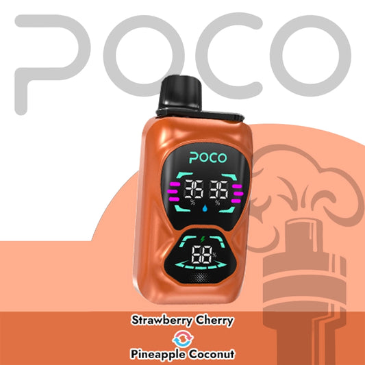 POCO DOUBLE 26000 STRAWBERRY CHERRY & PINEAPPLE COCONUT 5%