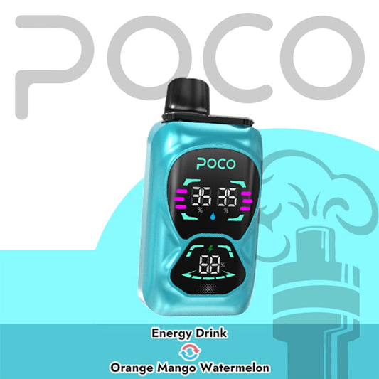 POCO DOUBLE 26000 ENERGY DRINK & ORANGE MANGO WATERMELON 5%