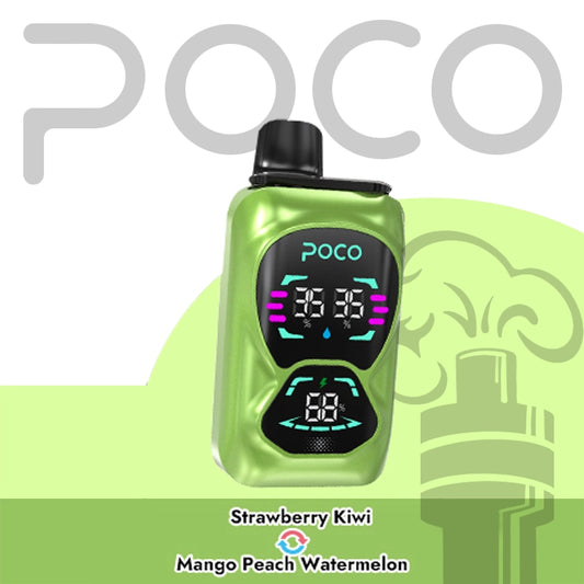 POCO DOUBLE 26000 STRAWBERRY KIWI & MANGO PEACH WATERMELON 5%