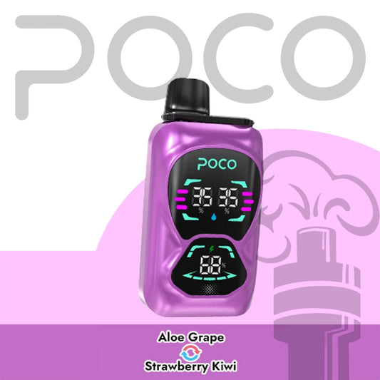 POCO DOUBLE 26000 ALOE GRAPE & STRAWBERRY KIWI 5%