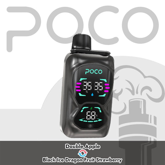 POCO DOUBLE 26000 DOUBLE APPLE & BLACK ICE DRAGON FRUIT STRAWBERRY 5%