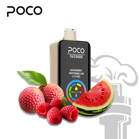 POCO SV 25000 RASPBERRY WATERMELON LYCHEE 5%