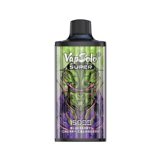 VAPSOLO SUPER 15000 BLUEBERRY CHERRY CRANBERRY 5%
