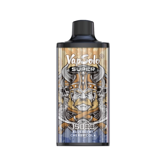 VAPSOLO SUPER 15000 BLUEBERRY CHERRY COLA 5%