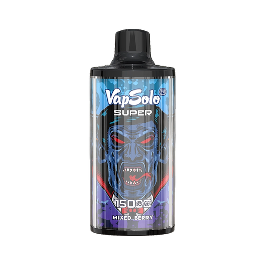 VAPSOLO SUPER 15000 MIXED BERRY 5%