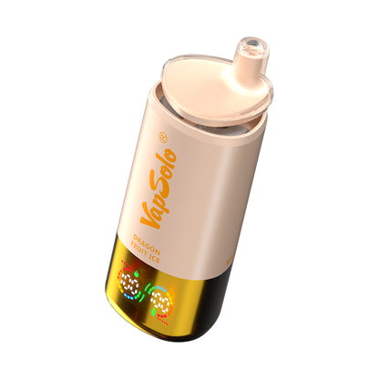 VAPSOLO TRIPLE 30000 PEACH ICE & DRAGON FRUIT ICE & MIX FRUIT 5%