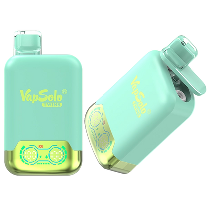 VAPSOLO TWINS 20000 TRIPLE MELON & PINEAPPLE COCONUT 5%