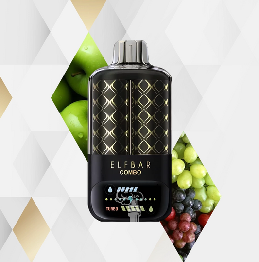 ELFBAR COMBO 25000 GREEN APPLE & GRAPE 5%