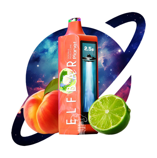 ELFBAR PLANET 25000 DOUBLE PEACH LIME 5%