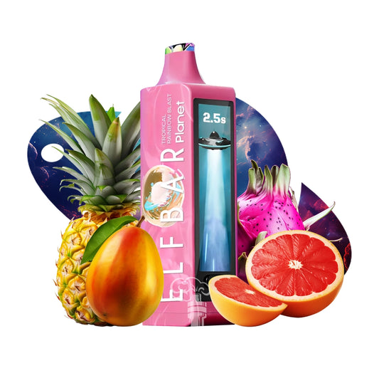 ELFBAR PLANET 25000 TROPICAL RAINBOW BLAST 5%